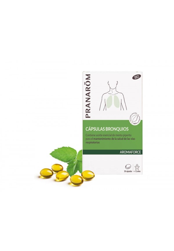 PRANAROM AROMAFORCE CAPS BRONQUIOS 30 CÁPSULAS