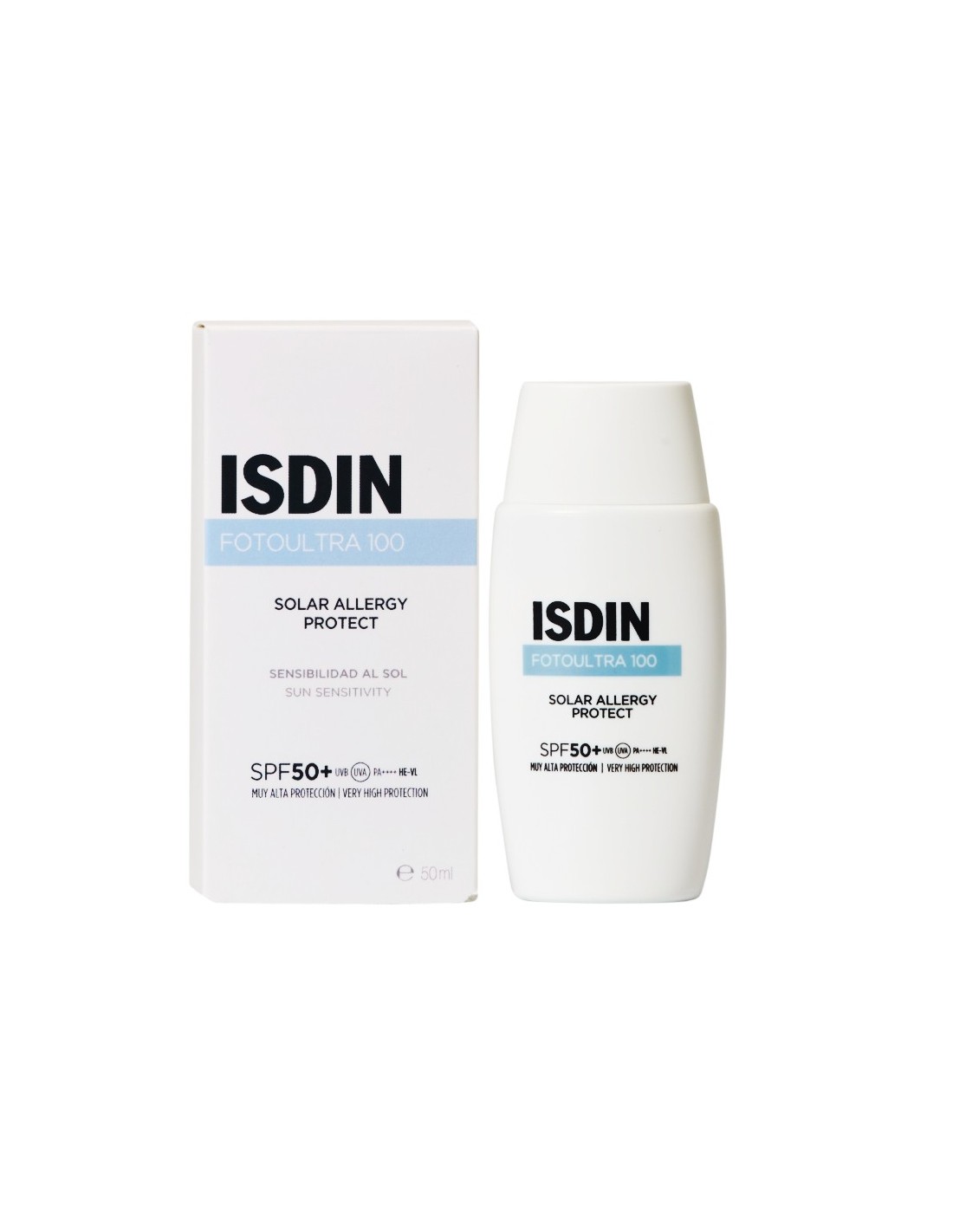 FOTOPROTECTOR ISDIN 100 SOLAR ALLERGY 50ML