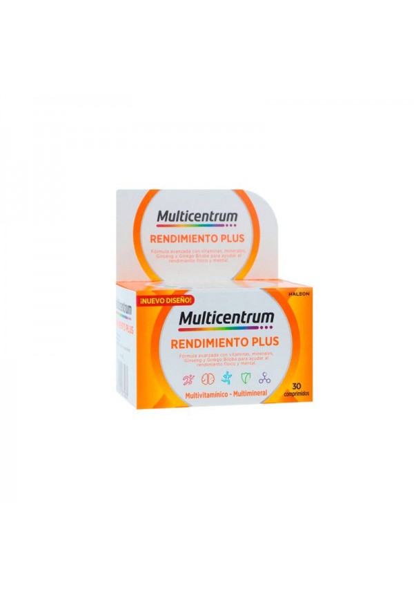 MULTICENTRUM RENDIMIENTO PLUS 30 COMPRIMIDOS