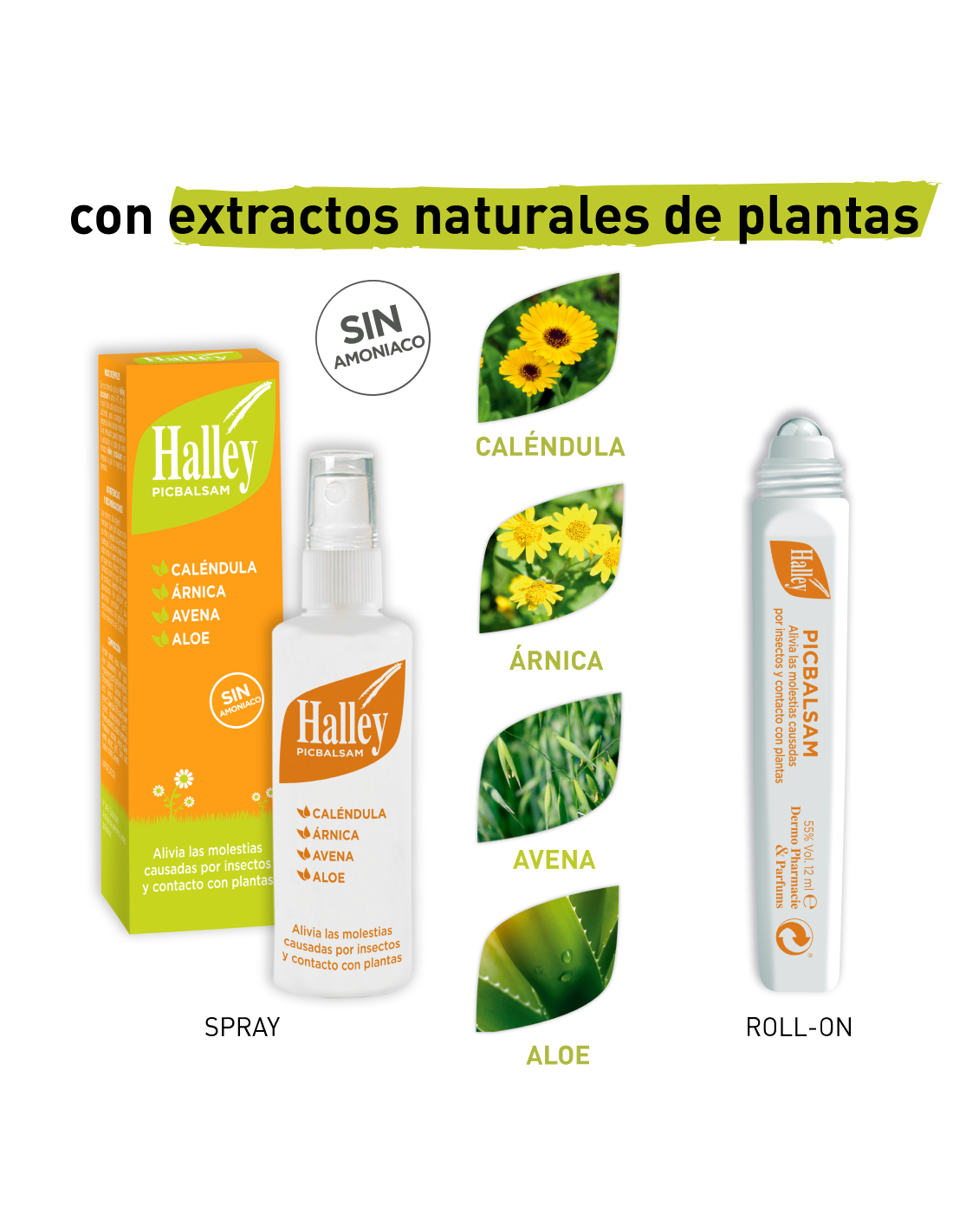 Halley roll-on calmante